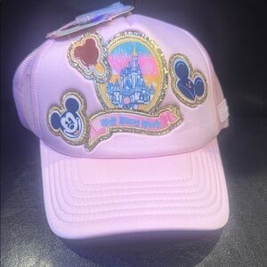 Stoney Clover Ln X Disney World Cap with Mickey Mouse Patches